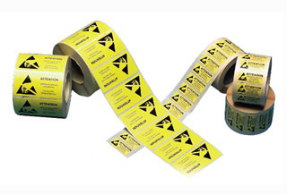 ESD Warning Paper Labels