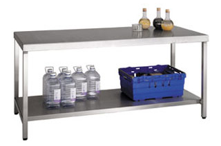 Stainless Steel Workbench & Shelf