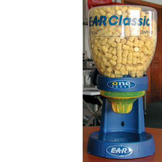 One Touch Earplug Dispenser