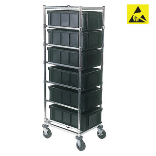 Adjustable Tote Box Cart