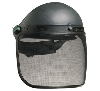 Nylon Coated Metal Mesh Visor