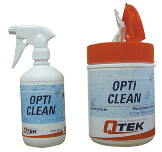 Opti Clean Wipes and Spray