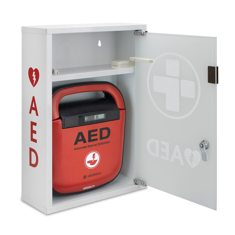 Reliance AED Metal Wall with Glass Door