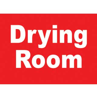 Drying Room Sign